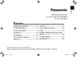 Preview for 3 page of Panasonic EH-SA97 Operating Instructions Manual