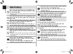 Предварительный просмотр 6 страницы Panasonic EH-SA97 Operating Instructions Manual