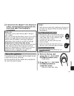 Preview for 15 page of Panasonic EH-SP30 Operating Instructions Manual