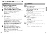 Предварительный просмотр 3 страницы Panasonic EH-TSW5E Operating Instructions Manual