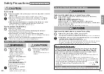 Предварительный просмотр 4 страницы Panasonic EH-TSW5E Operating Instructions Manual