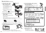 Предварительный просмотр 8 страницы Panasonic EH-TSW5E Operating Instructions Manual