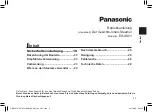 Предварительный просмотр 17 страницы Panasonic EH-XS01 Operating Instructions Manual