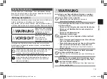 Предварительный просмотр 19 страницы Panasonic EH-XS01 Operating Instructions Manual