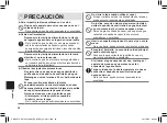 Предварительный просмотр 64 страницы Panasonic EH-XS01 Operating Instructions Manual