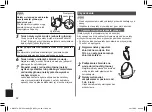 Предварительный просмотр 82 страницы Panasonic EH-XS01 Operating Instructions Manual