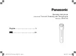 Panasonic EH-XT20 Operating Instructions Manual preview