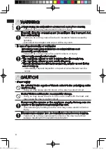 Preview for 8 page of Panasonic EH-XT30 Operating Instructions Manual