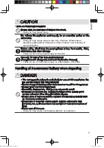 Preview for 9 page of Panasonic EH-XT30 Operating Instructions Manual