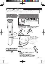 Preview for 25 page of Panasonic EH-XT30 Operating Instructions Manual