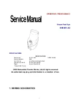 Preview for 1 page of Panasonic EH2851-A3 Service Manual