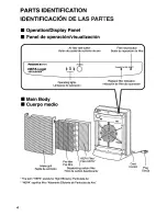 Preview for 4 page of Panasonic EH3012 - AIR PURIFIER-PHCC Operating Instructions Manual