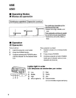 Preview for 6 page of Panasonic EH3012 - AIR PURIFIER-PHCC Operating Instructions Manual