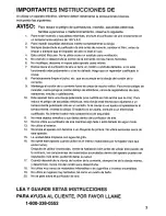 Preview for 3 page of Panasonic EH3015 - AIR PURIFIER-PHCC Operating Instructions Manual