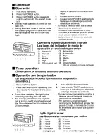 Preview for 7 page of Panasonic EH3020 - AIR PURIFIER-PHCC Operating Instructions Manual