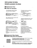 Preview for 10 page of Panasonic EH3020 - AIR PURIFIER-PHCC Operating Instructions Manual