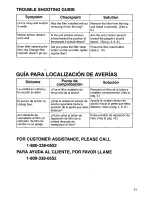 Preview for 11 page of Panasonic EH3020 - AIR PURIFIER-PHCC Operating Instructions Manual