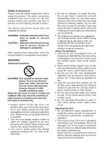 Preview for 4 page of Panasonic EH5287 Operating Instructions Manual