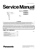 Preview for 1 page of Panasonic EH5571 Service Manual