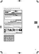 Preview for 25 page of Panasonic Elite Big PAC-i U-200PZH2E8 Operating Instructions Manual