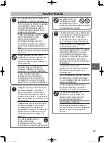 Preview for 27 page of Panasonic Elite Big PAC-i U-200PZH2E8 Operating Instructions Manual