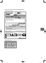 Preview for 31 page of Panasonic Elite Big PAC-i U-200PZH2E8 Operating Instructions Manual