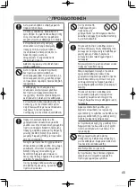 Preview for 45 page of Panasonic Elite Big PAC-i U-200PZH2E8 Operating Instructions Manual