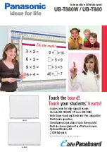 Panasonic ElitePANABOARD UB-T880 Brochure & Specs предпросмотр