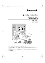 Preview for 1 page of Panasonic ElitePANABOARD UB-T880 Operating Instructions Manual
