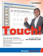 Предварительный просмотр 1 страницы Panasonic ElitePANABOARD UB-T880W Brochure & Specs