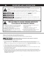 Preview for 3 page of Panasonic EM234A2CU-PVH Owner'S Manual