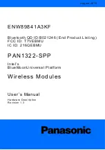 Preview for 1 page of Panasonic ENW89841A3KF User Manual