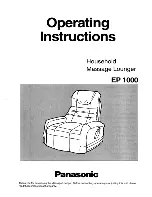 Panasonic EP 1000 Operating Instructions Manual preview