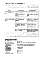 Предварительный просмотр 10 страницы Panasonic EP-1082 Operating Instructions Manual