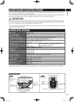 Предварительный просмотр 5 страницы Panasonic EP-MA03 Operating Instructions Manual