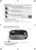 Preview for 54 page of Panasonic EP-MA10 Operating Instructions Manual