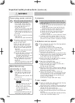 Preview for 46 page of Panasonic EP-MA32 Operating Instructions Manual