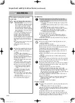 Предварительный просмотр 62 страницы Panasonic EP-MA81 Operating Instructions Manual