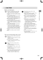 Preview for 45 page of Panasonic EP-MAC8 Operating Instructions Manual