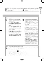 Preview for 51 page of Panasonic EP-MAS1 Operating Instructions Manual