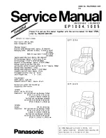 Preview for 1 page of Panasonic EP1004 Service Manual