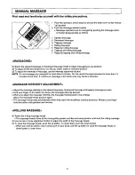 Preview for 12 page of Panasonic EP1005 - MASSAGE LOUNGER Operating Instructions Manual