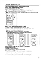 Предварительный просмотр 10 страницы Panasonic EP1010 - MASSAGE LOUNGER Operaing Instructions