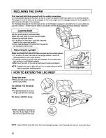 Предварительный просмотр 15 страницы Panasonic EP1010 - MASSAGE LOUNGER Operaing Instructions