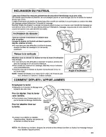 Preview for 31 page of Panasonic EP1010 - MASSAGE LOUNGER Operaing Instructions