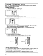 Предварительный просмотр 10 страницы Panasonic EP1011 - MASSAGE LOUNGER Operating Instructions Manual