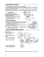 Предварительный просмотр 16 страницы Panasonic EP1011 - MASSAGE LOUNGER Operating Instructions Manual