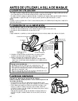 Preview for 42 page of Panasonic EP1015 - MASSAGE LOUNGER - MULTI-LANG Operating Instructions Manual