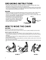 Preview for 6 page of Panasonic EP1017 - MASSAGE LOUNGER Operating Instructions Manual