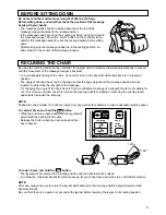 Preview for 9 page of Panasonic EP1017 - MASSAGE LOUNGER Operating Instructions Manual